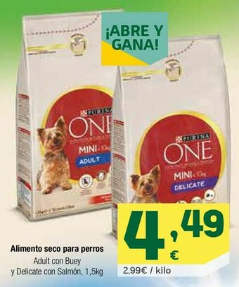 HiperDino Alimento seco para perros oferta