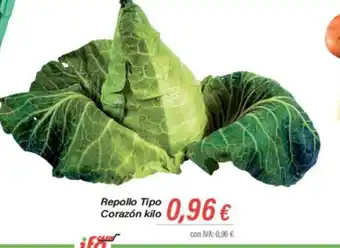 Cash Ifa Repollo Tipo Corazón kilo oferta