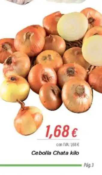 Cash Ifa Cebolla Chata kilo oferta