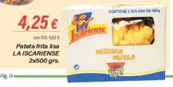 Cash Ifa Patata frita lisa LA ISCARIENSE oferta