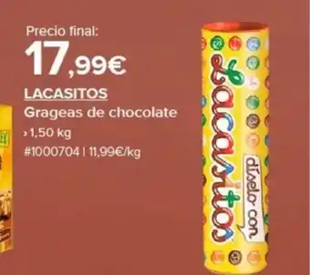 Costco LACASITOS Grageas de chocolate oferta