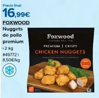 Costco FOXWOOD Nuggets de pollo premium oferta