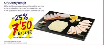 AhorraMas LOTE CHARCUTERÍA oferta