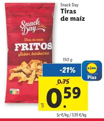 Lidl Tiras de maiz oferta