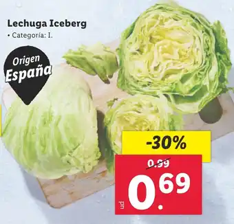 Lidl Lechuga Iceberg oferta