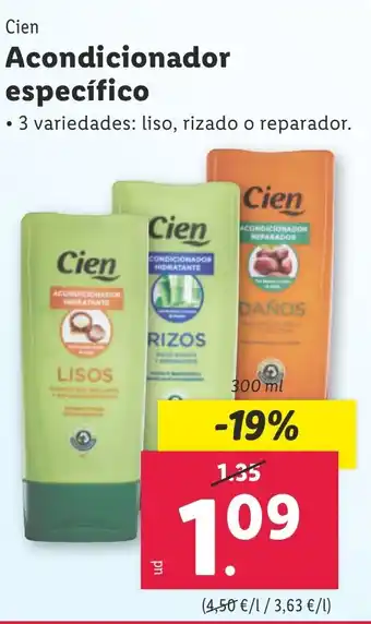 Lidl Acondicionador Especifico oferta