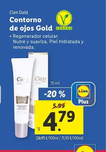Lidl Contorno de ojos Gold oferta