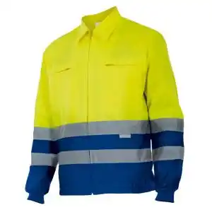 Brico Depôt Cazadora bicolor av l azulina/amarillo fl£or oferta