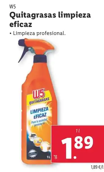 Lidl Quitagrasas limpieza eficaz oferta