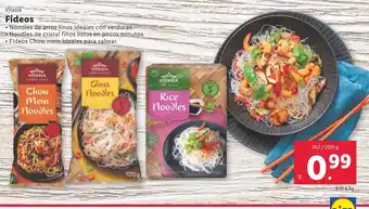 Lidl Vitasia Fideos oferta