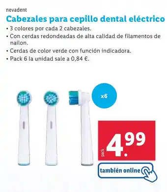 Lidl Cabezales para cepillo dental eléctrico oferta