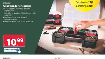 Lidl Organizador encajable oferta