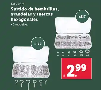 Lidl Surtido de hembrillas, arandelas y tuercas hexagonales oferta