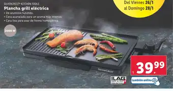 Lidl Plancha grill eléctrica oferta