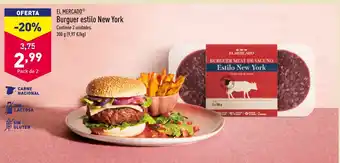 ALDI Burguer estilo New York oferta