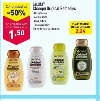 ALDI Champú Original Remedies oferta