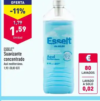 ALDI ESSELTⓇ Suavizante concentrado oferta