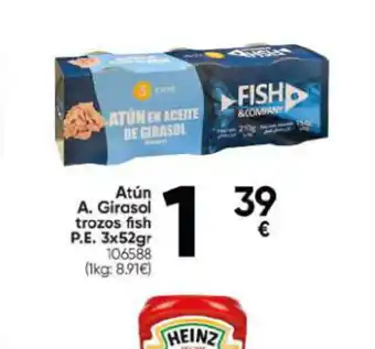 Family Cash Atún A. Girasol trozos fish oferta