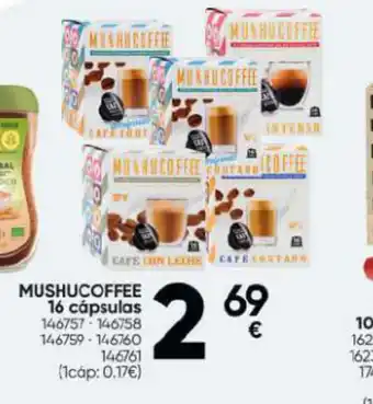 MUSHUCOFFEE 16 cápsulas