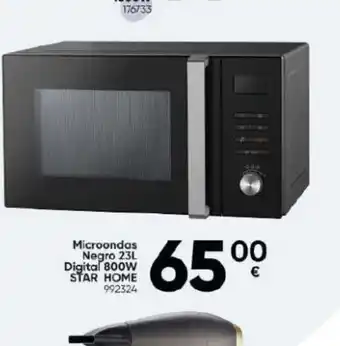 Family Cash Microondas Negro 23L Digital 800W STAR HOME 992324 oferta