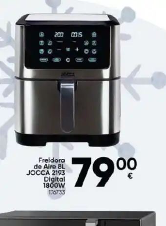 Family Cash Freidora de Aire 8L JOCCA 2193 Digital 1800W 176733 oferta