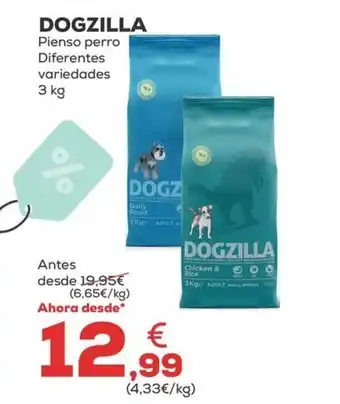 Kiwoko DOGZILLA Pienso perro Diferentes variedades 3 kg oferta