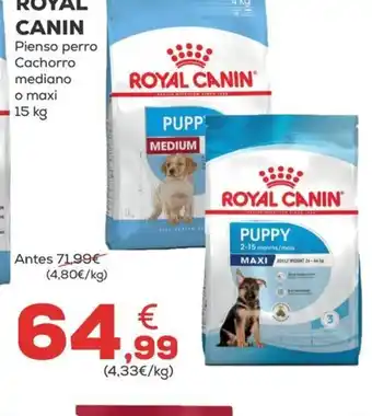 Kiwoko ROYAL CANIN Pienso perro Cachorro oferta