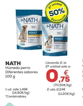 Kiwoko NATH Húmedo perro Diferentes sabores oferta