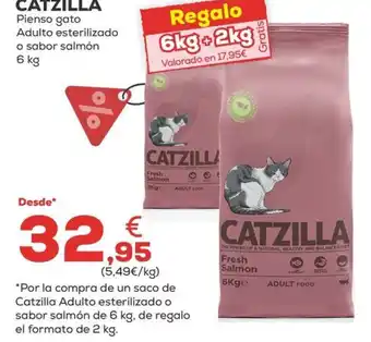 Kiwoko CATZILLA Pienso gato Adulto esterilizado oferta