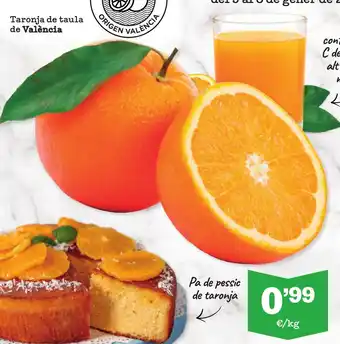 Sorli Taronja de taula de València oferta