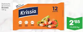 Sorli Bastonets de surimi Krissia 180 g oferta