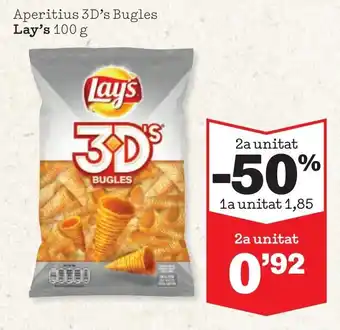 Sorli Aperitius 3D's Bugles Lay's 100 g oferta