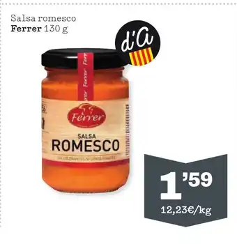 Sorli Salsa romesco Ferrer 130 g oferta