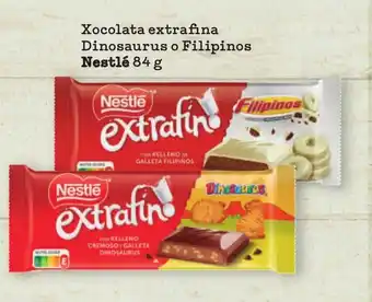 Sorli Xocolata extrafina Dinosaurus o Filipinos Nestlé 84 g oferta