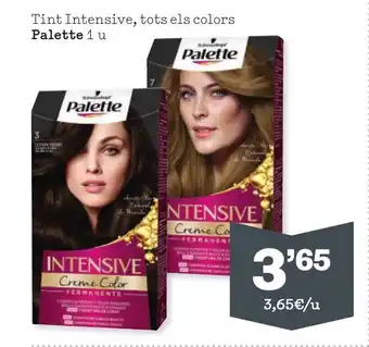 Sorli Tint Intensive, tots els colors Palette 1 u oferta