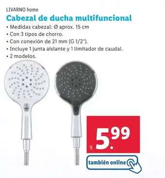 Lidl Cabezal de ducha multifuncional oferta