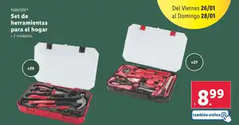 Lidl PARKSIDEⓇ Set de herramientas para el hogar oferta