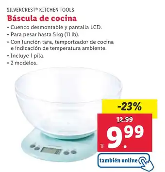 Lidl Báscula de cocina oferta