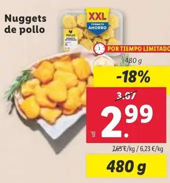 Lidl Nuggets de pollo oferta