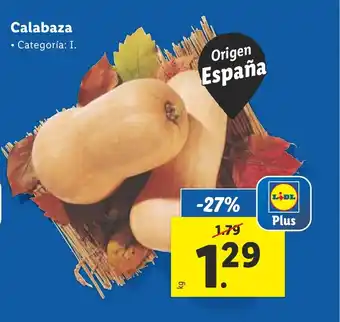 Lidl Calabaza oferta