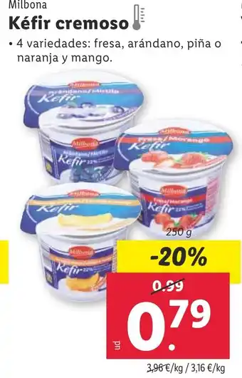 Lidl Kéfir cremoso oferta
