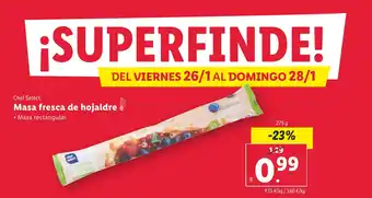 Lidl Masa fresca de hojaldre ! oferta