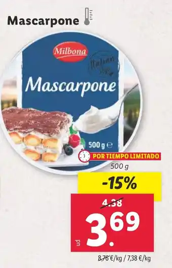 Lidl Mascarpone oferta