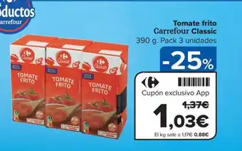 Carrefour Tomate frito Carrefour Classic oferta