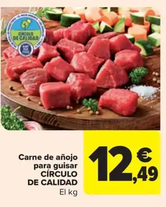 Carrefour Carne de añojo para guisar CÍRCULO DE CALIDAD oferta