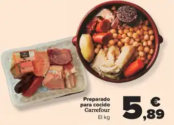 Carrefour Preparado para cocido Carrefour El kg oferta
