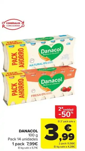 Carrefour DANACOL 100 g oferta