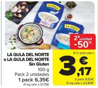 Carrefour LA GULA DEL NORTE o LA GULA DEL NORTE Sin Gluten oferta