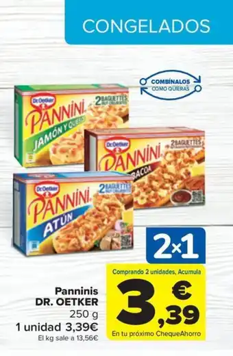 Carrefour Panninis DR. OETKER 250 g oferta