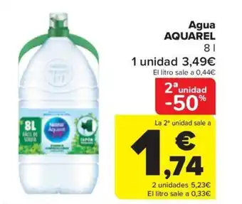 Carrefour Agua AQUAREL oferta